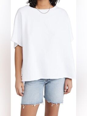 Frank & Eileen White Capelet Tee